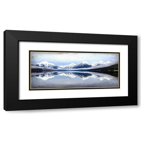 Mountainside Reflection Black Modern Wood Framed Art Print with Double Matting by Allen, Kimberly