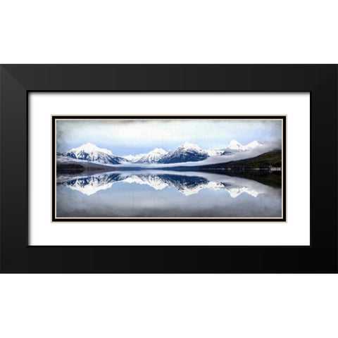 Mountainside Reflection Black Modern Wood Framed Art Print with Double Matting by Allen, Kimberly