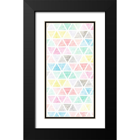Shades of Spring 2 Black Modern Wood Framed Art Print with Double Matting by Allen, Kimberly