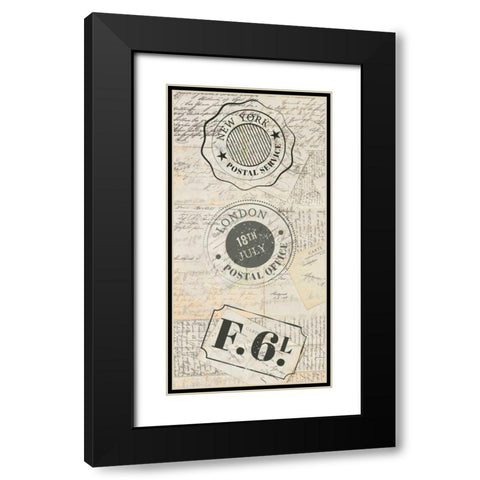 My Travels 1 Black Modern Wood Framed Art Print with Double Matting by Allen, Kimberly