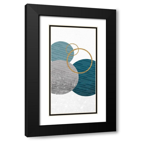 Circle Time A Black Modern Wood Framed Art Print with Double Matting by Allen, Kimberly