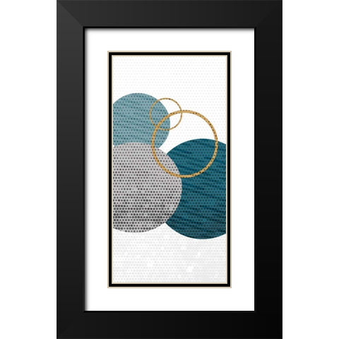Circle Time A Black Modern Wood Framed Art Print with Double Matting by Allen, Kimberly