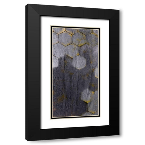 Squared Shape A Black Modern Wood Framed Art Print with Double Matting by Kimberly, Allen