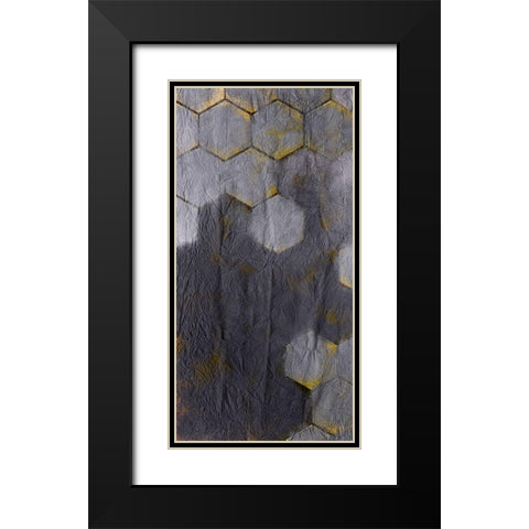 Squared Shape A Black Modern Wood Framed Art Print with Double Matting by Kimberly, Allen