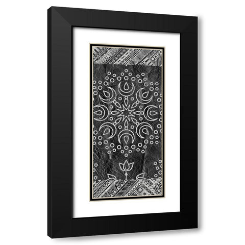 Patterned A Black Modern Wood Framed Art Print with Double Matting by Kimberly, Allen