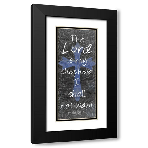 My Shepherd Black Modern Wood Framed Art Print with Double Matting by Kimberly, Allen