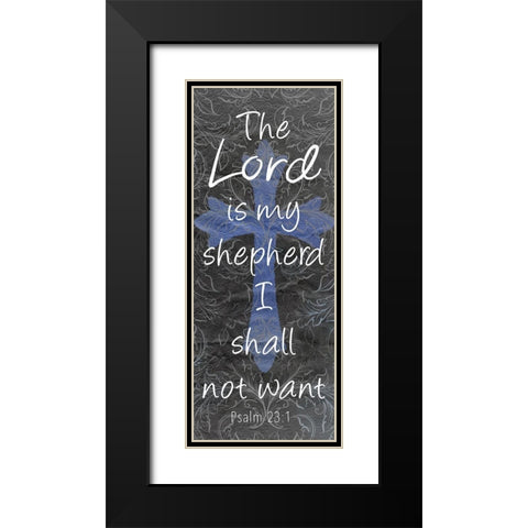 My Shepherd Black Modern Wood Framed Art Print with Double Matting by Kimberly, Allen