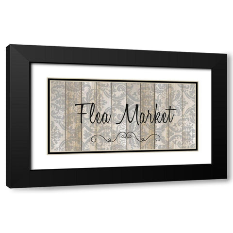 Flea Market Black Modern Wood Framed Art Print with Double Matting by Allen, Kimberly