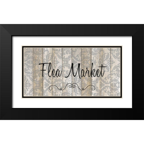 Flea Market Black Modern Wood Framed Art Print with Double Matting by Allen, Kimberly