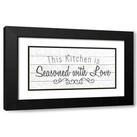 This Kitchen Black Modern Wood Framed Art Print with Double Matting by Kimberly, Allen