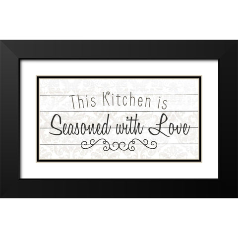 This Kitchen Black Modern Wood Framed Art Print with Double Matting by Kimberly, Allen