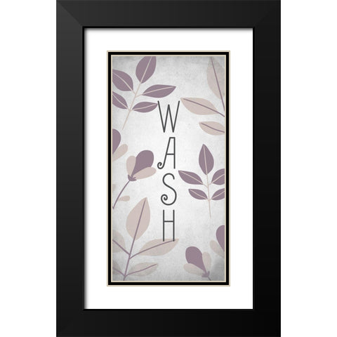 Relax 2 Black Modern Wood Framed Art Print with Double Matting by Kimberly, Allen