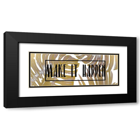 Positive A Black Modern Wood Framed Art Print with Double Matting by Kimberly, Allen