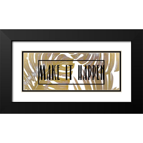 Positive A Black Modern Wood Framed Art Print with Double Matting by Kimberly, Allen