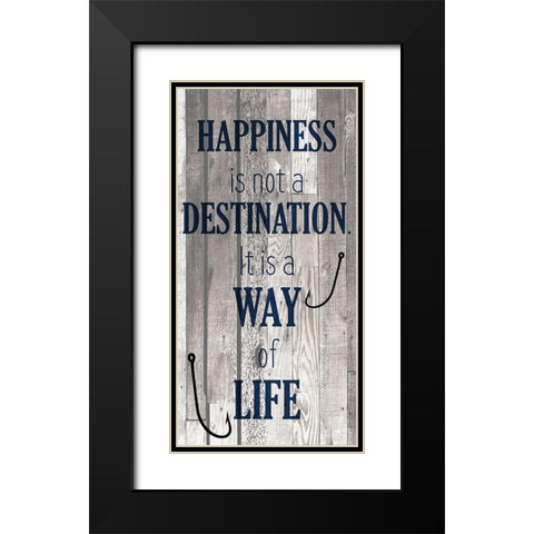 At the Lake D Black Modern Wood Framed Art Print with Double Matting by Kimberly, Allen