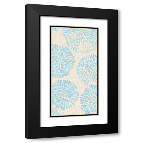 Splash 2 Black Modern Wood Framed Art Print with Double Matting by Kimberly, Allen