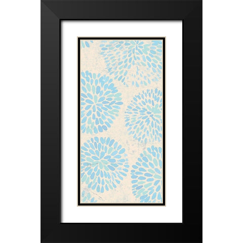 Splash 2 Black Modern Wood Framed Art Print with Double Matting by Kimberly, Allen