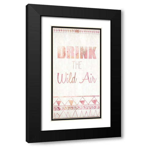 Live C Black Modern Wood Framed Art Print with Double Matting by Kimberly, Allen