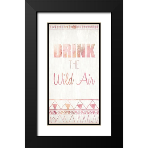 Live C Black Modern Wood Framed Art Print with Double Matting by Kimberly, Allen