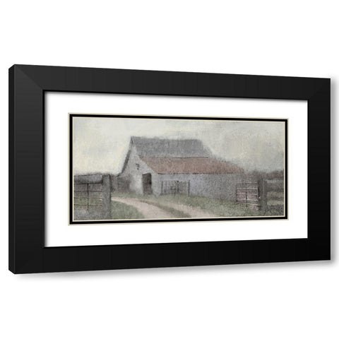 Through the Gate Black Modern Wood Framed Art Print with Double Matting by Kimberly, Allen
