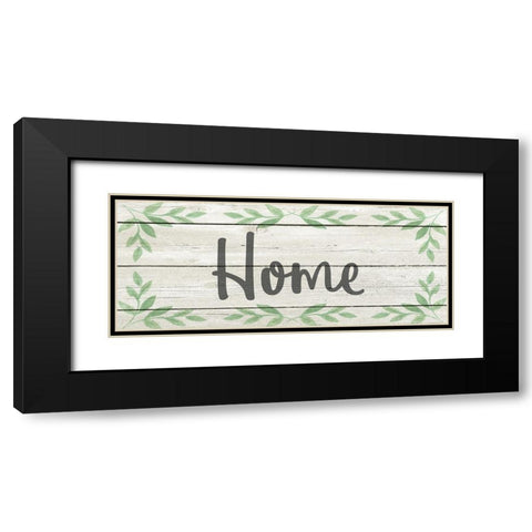 Home Black Modern Wood Framed Art Print with Double Matting by Kimberly, Allen