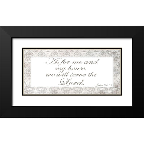 As for Me Black Modern Wood Framed Art Print with Double Matting by Kimberly, Allen