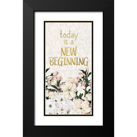 Cherry Blossom 1 Black Modern Wood Framed Art Print with Double Matting by Kimberly, Allen