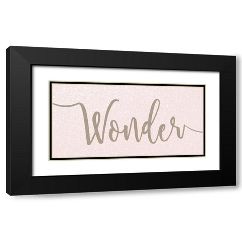 BelieveWonder Black Modern Wood Framed Art Print with Double Matting by Kimberly, Allen