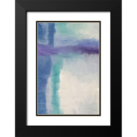 Jewel Cross Black Modern Wood Framed Art Print with Double Matting by Kimberly, Allen
