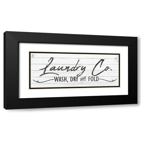 Laundry Co Black Modern Wood Framed Art Print with Double Matting by Kimberly, Allen