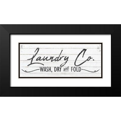 Laundry Co Black Modern Wood Framed Art Print with Double Matting by Kimberly, Allen