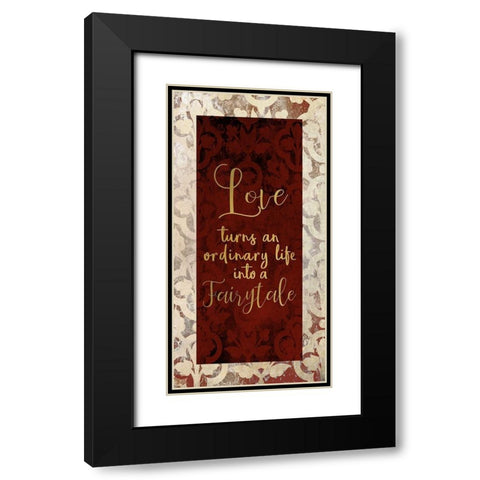 Fairytale Black Modern Wood Framed Art Print with Double Matting by Kimberly, Allen