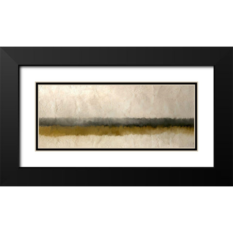 Horizon Black Modern Wood Framed Art Print with Double Matting by Kimberly, Allen