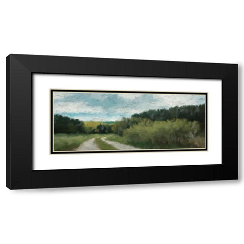Morning Walk  Black Modern Wood Framed Art Print with Double Matting by Kimberly, Allen