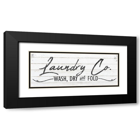 Laundry Co Black Modern Wood Framed Art Print with Double Matting by Kimberly, Allen