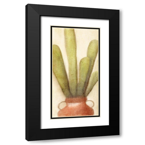 Potted Cactus 2 Black Modern Wood Framed Art Print with Double Matting by Kimberly, Allen