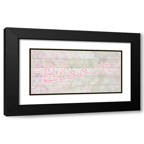 Bloom Black Modern Wood Framed Art Print with Double Matting by Kimberly, Allen