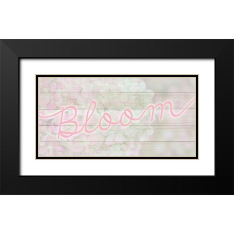 Bloom Black Modern Wood Framed Art Print with Double Matting by Kimberly, Allen