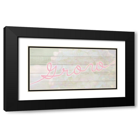 Grow Black Modern Wood Framed Art Print with Double Matting by Kimberly, Allen