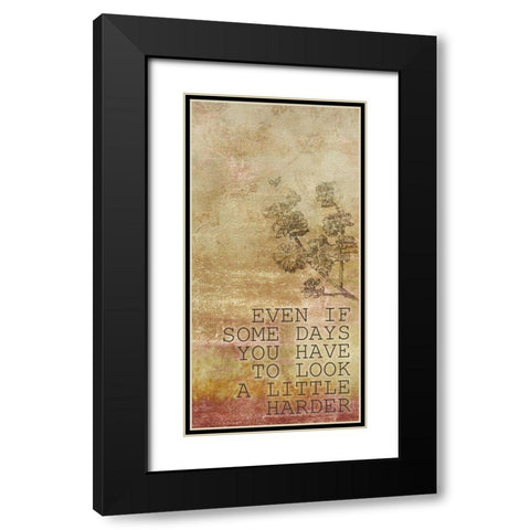 What Makes You 6 Black Modern Wood Framed Art Print with Double Matting by Kimberly, Allen