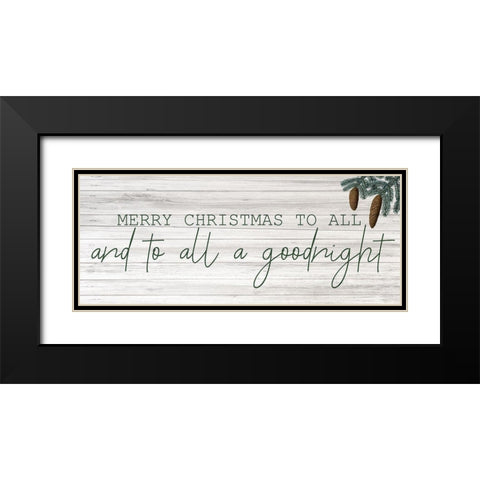 Farmhouse Christmas 5 Black Modern Wood Framed Art Print with Double Matting by Kimberly, Allen