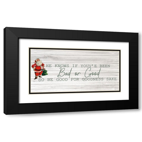 Farmhouse Christmas 16 Black Modern Wood Framed Art Print with Double Matting by Kimberly, Allen