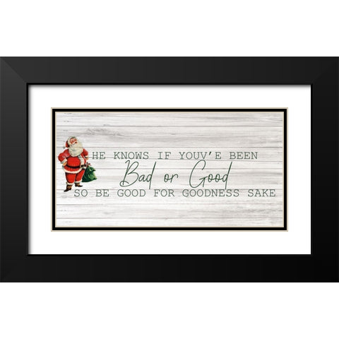 Farmhouse Christmas 16 Black Modern Wood Framed Art Print with Double Matting by Kimberly, Allen