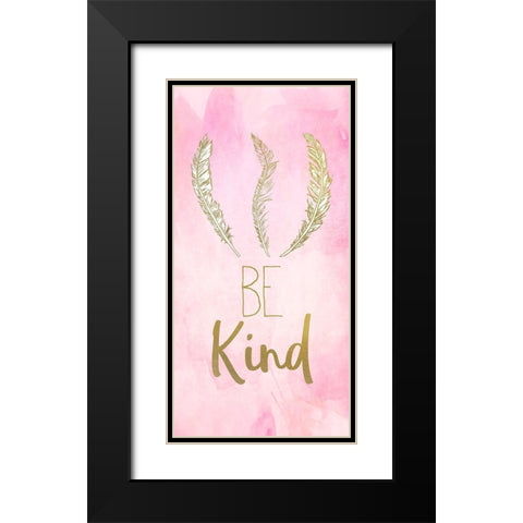 Always Be 1 Black Modern Wood Framed Art Print with Double Matting by Kimberly, Allen