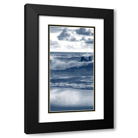 Against the Waves 6 Black Modern Wood Framed Art Print with Double Matting by Kimberly, Allen