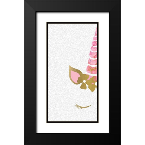 Believe 5 Black Modern Wood Framed Art Print with Double Matting by Kimberly, Allen