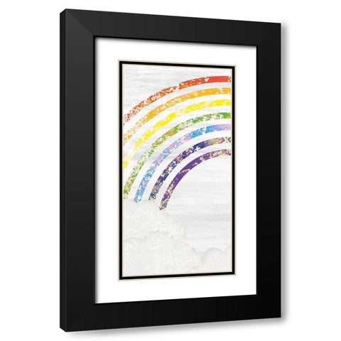 Over the Rainbow 1 Black Modern Wood Framed Art Print with Double Matting by Kimberly, Allen