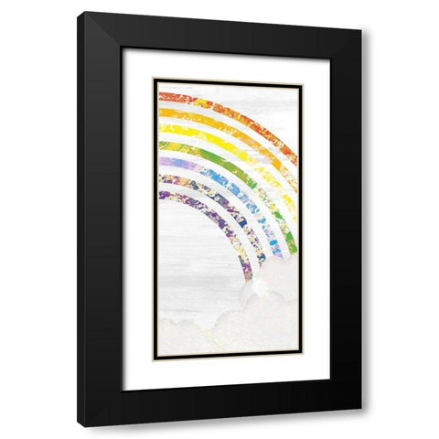 Over the Rainbow 2 Black Modern Wood Framed Art Print with Double Matting by Kimberly, Allen
