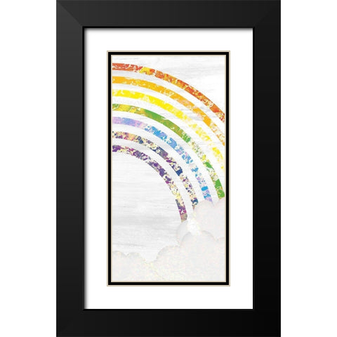 Over the Rainbow 2 Black Modern Wood Framed Art Print with Double Matting by Kimberly, Allen