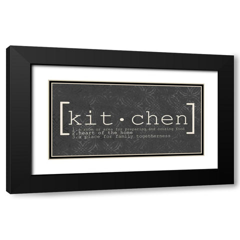 Kitchen Black Modern Wood Framed Art Print with Double Matting by Kimberly, Allen